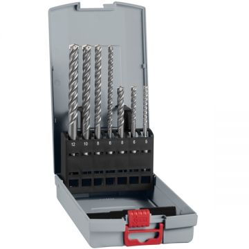Bosch  PRO SDS plus-5X - Set burghie SDS-Plus 5-12  mm 7 bucati beton armat