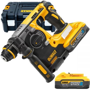 Dewalt  DCH273H2T - Rotopercutor SDS-Plus cu 2 acumulatori Li-Ion 18 V 5 Ah 2.1 J valiza speciala