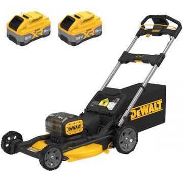 DeWalt  DCMWP134W2 - Masina de tuns iarba cu 2 acumulatori Li-Ion 18 V 8 Ah 53 cm 67 l