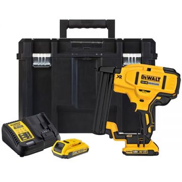 Dewalt  DCN681D2 - Pistol de batut cuie  cu 2 acumulatori Li-Ion 18 V 2 Ah cuie pentru lemn valiza plastic
