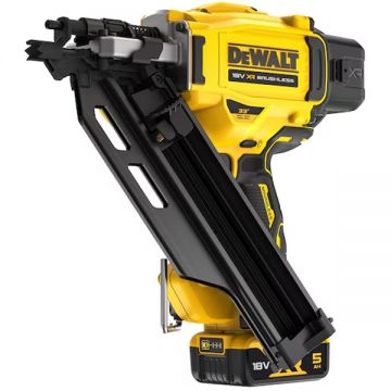 Dewalt  DCN930P2 - Pistol de batut cuie  cu 1 acumulator Li-Ion 18 V 5 Ah cuie pentru lemn