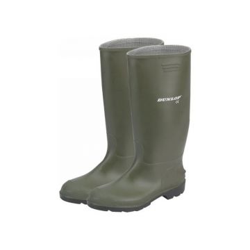 DUNLOP Cizme de cauciuc, rezistente la acizi și alcalii, verzi, mărimea 37