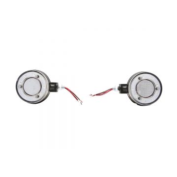 Lampa gabarit LED 12/24V pentru oglinda camion rosu/alb FR0331RW, Cod: BK69543,Brand: BRECKNER GERMANY