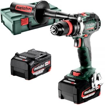 Metabo  BS 18 LTX BL Q I - Masina de gaurit si insurubat cu 2 acumulatori Li-Ion 18 V 5.2 Ah 130 Nm valiza speciala