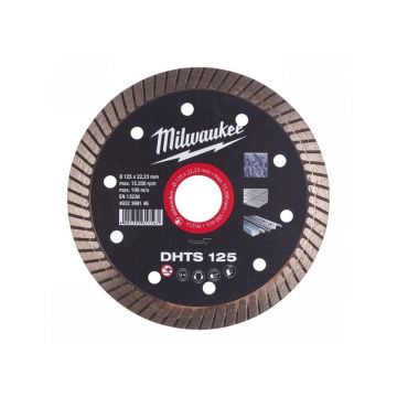 MILWAUKEE Disc de tăiere diamantat 125 x 1,2 x 10 x 22,2 mm turbo