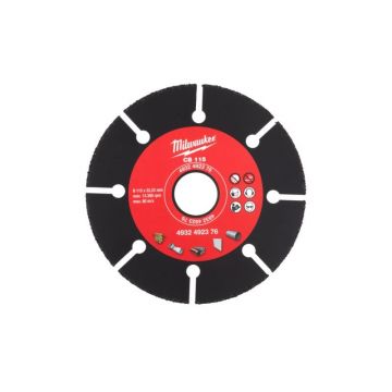 MILWAUKEE Disc de tăiere din carbură 115 x 1,0 x 22,2 mm segmentat