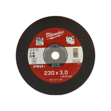 MILWAUKEE Disc de tăiere pentru metal 230 x 3,0 x 22,2 mm drept SC41 PRO+