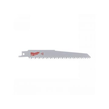 MILWAUKEE Pânză de ferăstrău sabie 150/4,2 mm HCS (lemn, plastic) (3 bucăți)