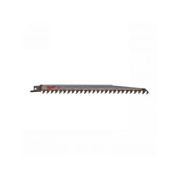 MILWAUKEE Pânză de ferăstrău sabie 240/8,5 mm HCS (lemn) (3 bucăți)
