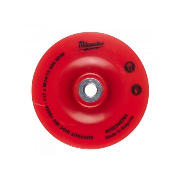MILWAUKEE Placă de susținere flexibilă 125 mm / M14