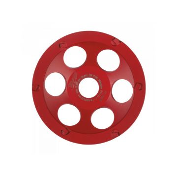 MILWAUKEE Roată diamantată pentru olărit PCD cu segmente 125 x 18,5 x 22,2 mm DCWS125
