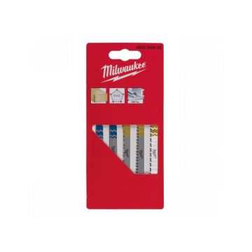 MILWAUKEE Set lame de ferăstrău 5 piese T-joint metal, lemn