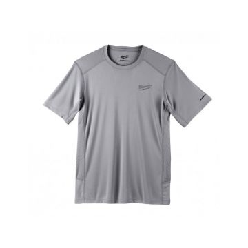 MILWAUKEE Tricou tehnic cu mânecă scurtă gri WWSSG-S WORKSKIN™