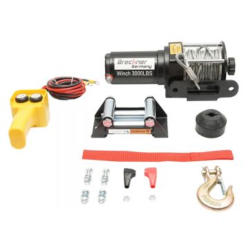 Troliu electric, cu telecomanda, 12V, 1,6T (3000lbs), lungime cablu 9.2m, Cod: BK81305 Echivalență: DISDK97, Breckner Germany