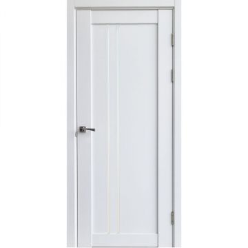 Usa interior, C0491G, lemn & mdf, 60x200cm, alb mat, reversibila, Doors