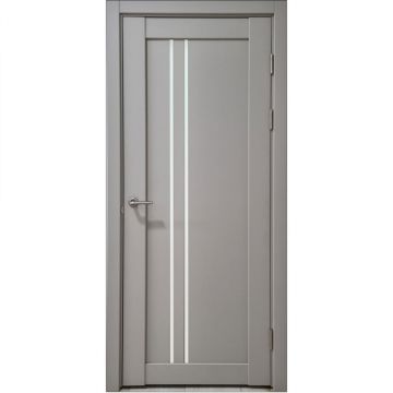 Usa interior, C0491G, lemn & mdf, 60x200cm, gri mat, reversibila, Doors