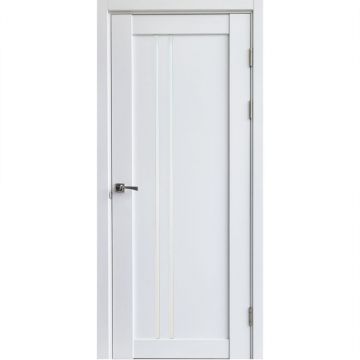 Usa interior, C0491G, lemn & mdf, 80x200cm, alb mat, reversibila, Doors