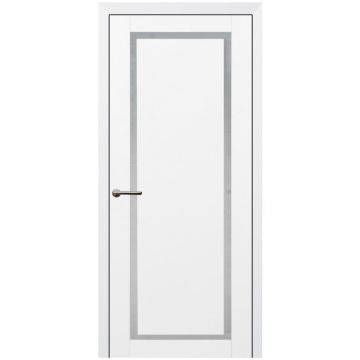 Usa interior, C090G, lemn & mdf, 70x200cm, alb mat, reversibila, Doors