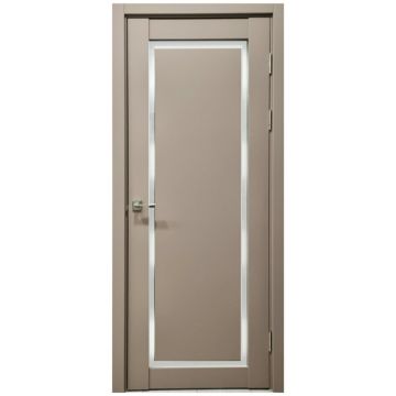Usa interior, C090G, lemn & mdf, 70x200cm, cappucino mat, reversibila, Doors