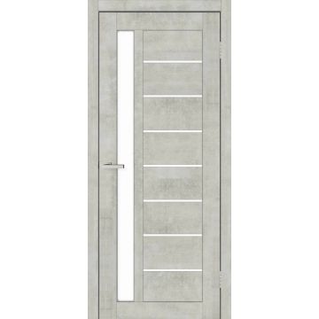 Usa interior, Echo Step DECO 09 G Light Cement, lemn & mdf, 60x200cm, light grey, reversibila, KDoors