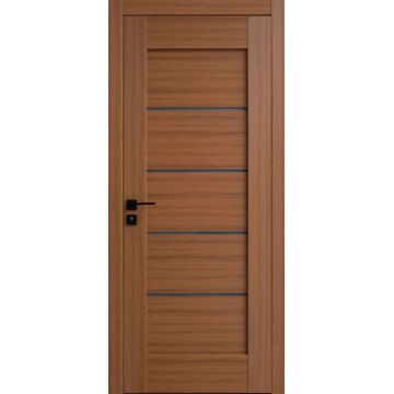 Usa interior, Golden Glow Teak, JYA 066, lemn & mdf, 80x200cm, stejar auriu, reversibila, KDoors