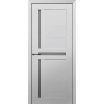 Usa interior, KD 1, lemn & mdf, 70x200cm, alb mat, reversibila, KDoors