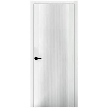 Usa interior, KD 10, lemn & mdf, 70x200cm, alb mat, reversibila, KDoors