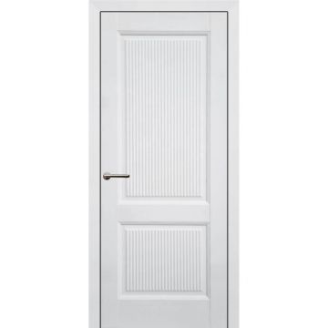 Usa interior, KD 16, lemn & mdf, 60x200cm, alb mat, reversibila, KDoors