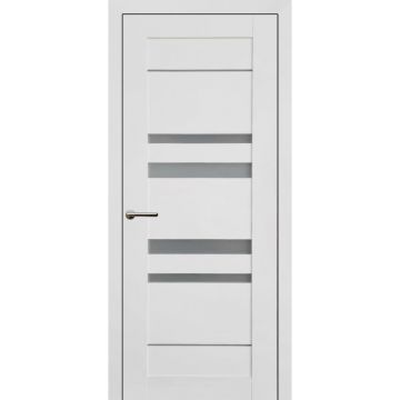 Usa interior, KD 7, lemn & mdf, 70x200cm, alb mat, reversibila, KDoors