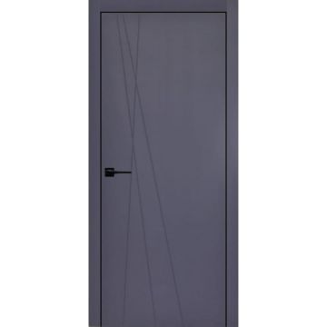 Usa interior, KD 8, lemn & mdf, 80x200cm, antracit mat, reversibila, KDoors