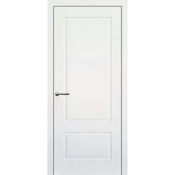 Usa interior, KD 9, lemn & mdf, 80x200cm, alb mat, reversibila, KDoors