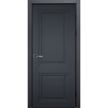 Usa interior, Lazio B, lemn & mdf, 80x200cm, antracit mat, reversibila, Doors