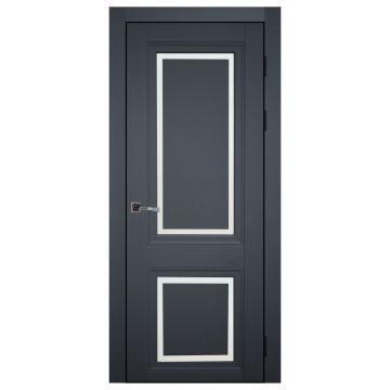 Usa interior, Lazio G, lemn & mdf, 80x200cm, antracit mat, reversibila, Doors