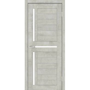 Usa interior, Lego 01.1 G Light Cement, lemn & mdf, 60x200cm, light grey, reversibila, KDoors