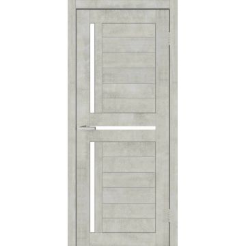 Usa interior, Lego 01.1 G Light Cement, lemn & mdf, 70x200cm, light grey, reversibila, KDoors