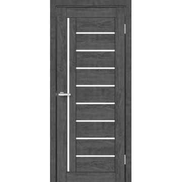 Usa interior, LEGO 07 Dark Oak G, lemn & mdf, 80x200cm, fag cenusiu, reversibila, KDoors