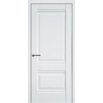 Usa interior, Lorrene B, lemn & mdf, 60x200cm, alb mat, reversibila, Doors