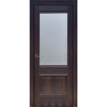 Usa interior, Lorrene G, lemn & mdf, 70x200cm, maro, Stejar bordeaux, reversibila, Doors