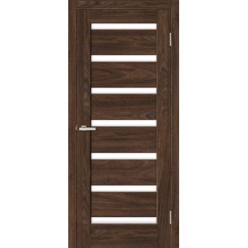 Usa interior, RINO 07 G Takoma Oak, lemn & mdf, 60x200cm, castan, reversibila, KDoors