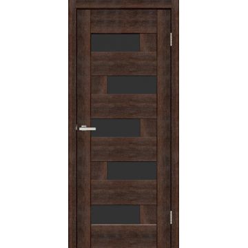Usa interior, RINO 16 BG European Chestnut, lemn & mdf, 60x200cm, castan, reversibila, KDoors