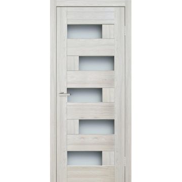 Usa interior, RINO 16 G Shalet Oak, lemn & mdf, 60x200cm, light grey, reversibila, KDoors