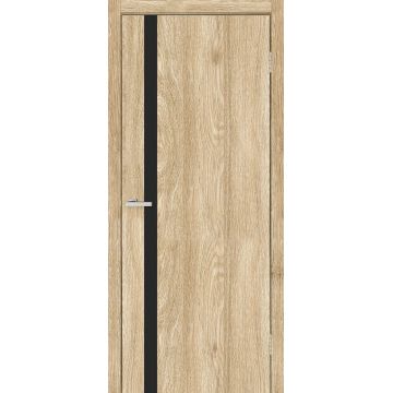 Usa interior, Sienna Profile Oak BG CITY Savanna Oak, lemn & mdf, 60x200cm, light brown, reversibila, KDoors