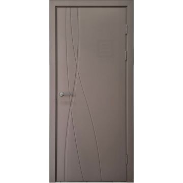 Usa interior, T05, lemn & mdf, 80x200cm, cappucino mat, reversibila, Doors