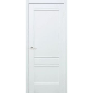 Usa interior, Valencia White Silk Matt, lemn & mdf, 70x200cm, alb mat, reversibila, KDoors