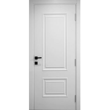 Usa interior, Verona Lux White APN702 Elegance White Matt, lemn & mdf, 60x200cm, alb mat, reversibila, KDoors