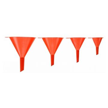 VOREL Set pâlnie din plastic 4 bucăți 52-120 mm