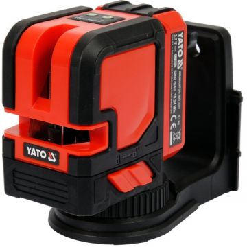 Yato  YT-30434 - Nivela laser cu linii 20 m +/-0.3 mm/m 2 linii laser fascicul verde geanta textila