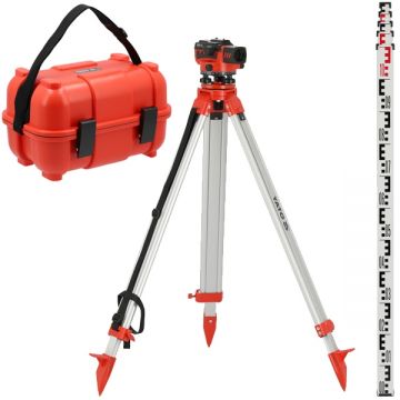 Yato  YT-30553 - Nivela optica 100 m 32X - grade trepied mira valiza plastic