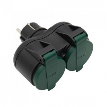Adaptor priza de exterior 8812 2 prize 16A IP44