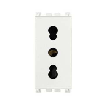 Buton Cu Revenire 2P 1 Modul Alb